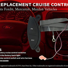 Steering Wheel Mounted Cruise Control Switch - Fits Ford Explorer, Explorer Sport Trac, Ranger and more - Cruise Control Switch F150 Steering Controls - Replaces F87Z9C888BB 2000 2001 2002 2003