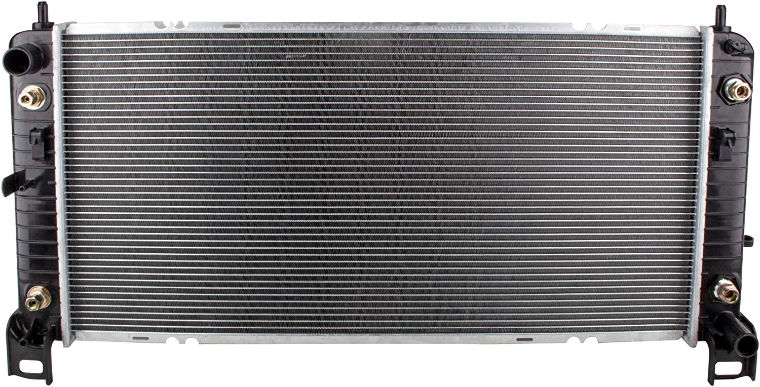 MYSMOT CU2370 Radiator Replacement Assembly Compatible with 2002-2014 Chevrolet Avalanche Silverado Suburban Tahoe/Cadillac Escalade/Hummer H2/GMC Sierra Yukon 4.3L 4.8L 5.3L 6.0L 6.2L V8, 15124631