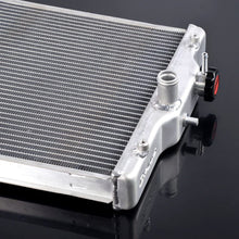 3 Row 52mm Aluminum Cooling Racing Radiator Stop Leak Compatible For Honda Civic 1992-2000 EK EG D15 D16 In/Out 28mm 1993 1994 1995 1996 1997 1998 1999