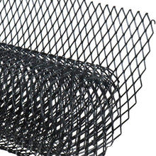 AUTOT 40 x 13 inch Car Grill Mesh Sheet, Black Painted Aluminum Alloy Grille Mesh Roll, 11 x 25 mm Hexagon-Shape Grids