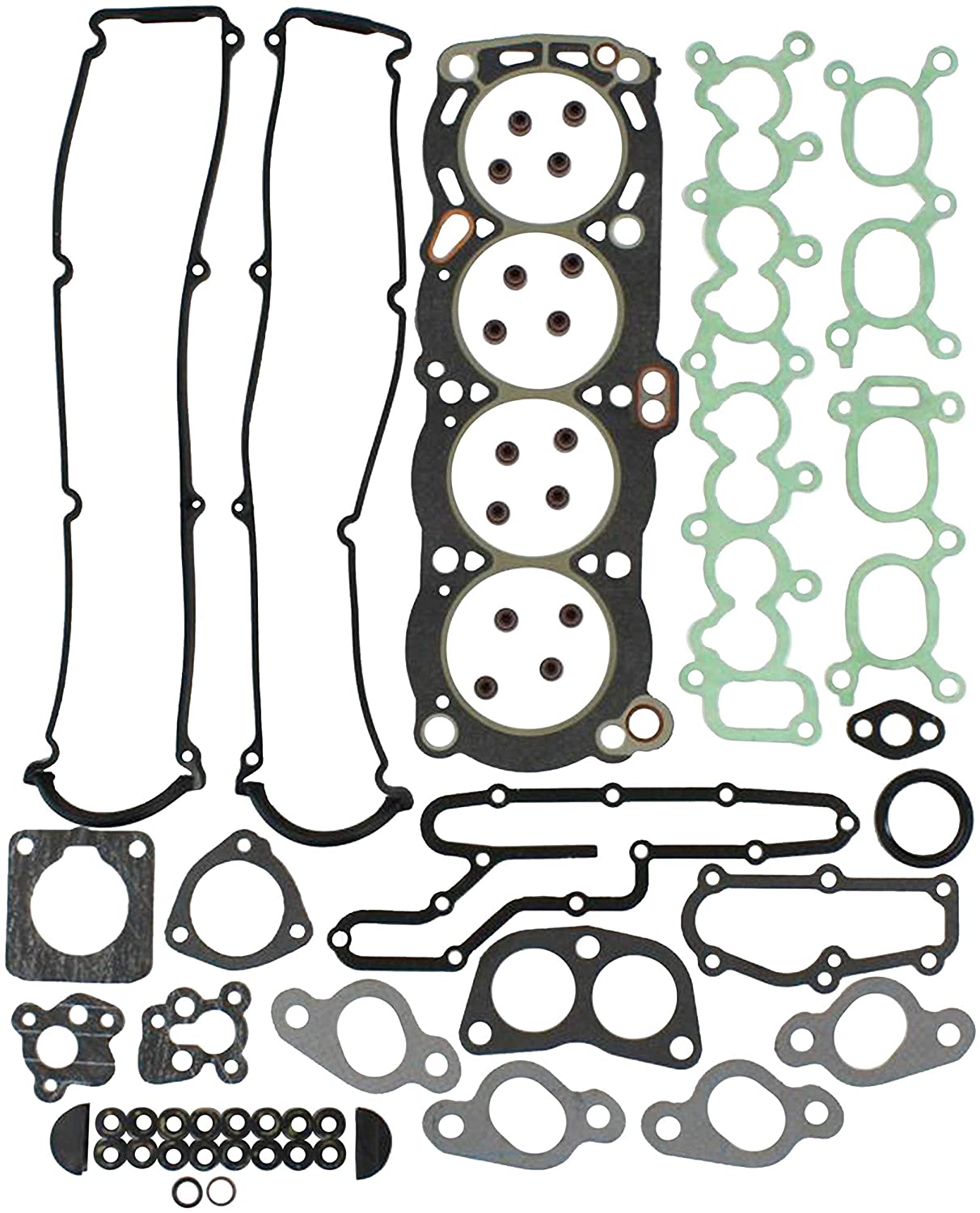 DNJ HGS628 Graphite Head Gasket Set for 1988-1989 / Nissan/Pulsar NX / 1.8L / DOHC / L4 / 16V / 1809cc / CA18DE