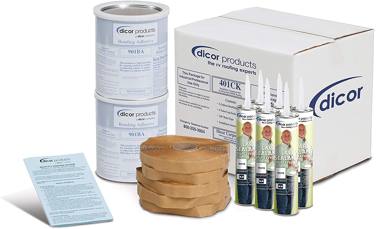 Dicor 401CK-T Rubber Roof Kit