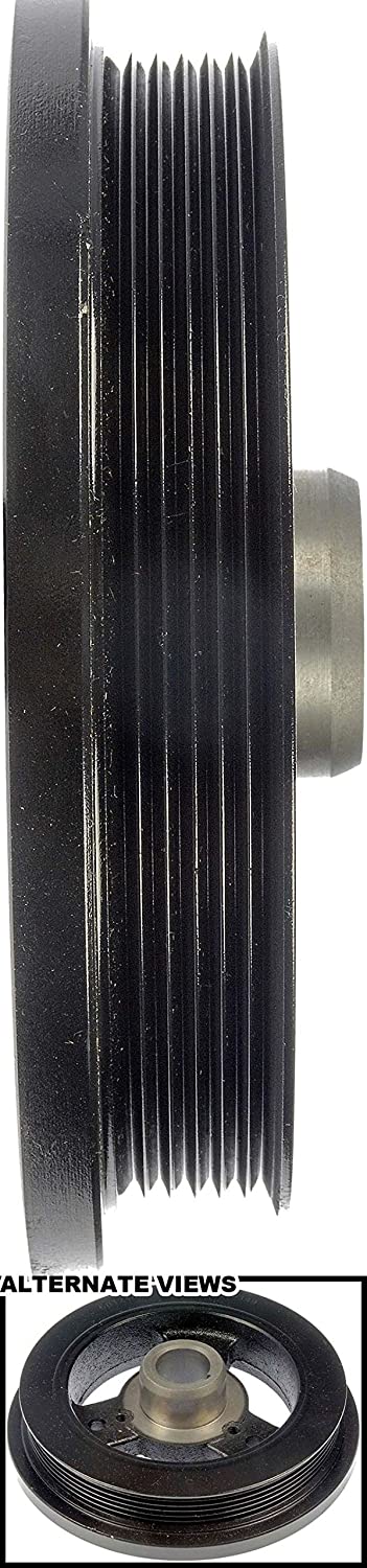 APDTY 605129 Harmonic Balancer Crank Pulley Dampener Fits 87-06 Jeep 4.0L Engine (Replaces 33002920, 83501488)