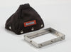 RaceQuip Racecar Shifter Boot with Mounting Base Plate Fire-Retardant Black Standard Height 871001