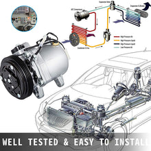 Mophorn Universal Air Conditioner 58407 AC Compressor CO 10620C 99000990887CH Seiki Compressor Assembly compatible with 1999-2005 Grand Vitara Esteem 14155434 95-05 1.6L 2.0L 2.5L