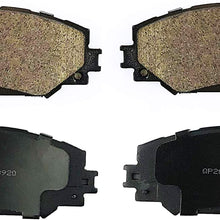 Atmansta QPD10061 Front Brake kit with Drilled/Slotted Rotors and Ceramic Brake pads for 2009 2010 Pontiac Vibe|2010-2017 Toyota Corolla|2009-2013 Toyota Matrix