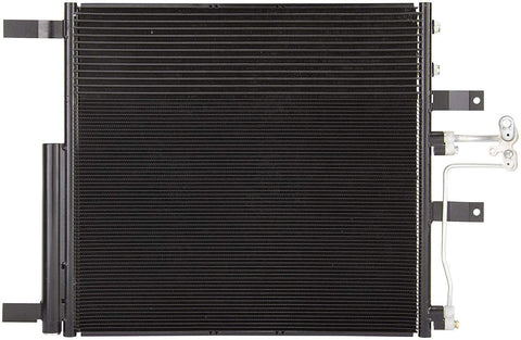 APDTY 3878 A/C Condenser & Auto Transmission Oil Cooler Assembly Fits 09-11 Dodge Ram 1500 2500 3500 W/ 3.7L 4.7L or 5.7L Gas Engine & 11-15 Ram 1500,2500,3500 V8 Engines Only (Replaces 68092725AA)