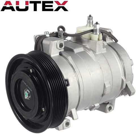 AUTEX AC Compressor & A/C Clutch CO 28003C 38810RAAA01 77389 6512109 Replacement for Honda Accord 2003 2004 2005 2006 2007 2.4L