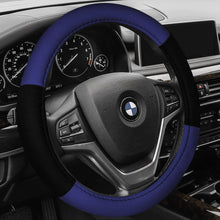 FH Group FH2033BLUE Steering Wheel Cover (Modernistic and Seat Belt Pads Combo Set Blue)