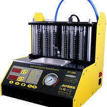 AUTOOL CT-200 Automotive 6 Cylinder Ultrasonic Wave Fuel Injector Cleaner and Tester Automotive Fuel Cleaning Tools 110V/220V