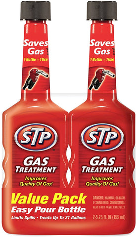 STP Gas Treatment, Fuel Intake System Cleaner, Bottles, 5.25 Fl Oz, Pack of 12, 18039G-12PK