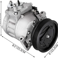 VEVOR CO 11323C 360027460 DCS17E Universal Air Conditioner AC Compressor and Clutch for Land Rover LR2 Volvo S60 S80 V70 XC60 XC70 XC90 A/C Compres