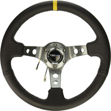 NRG Innovations RST-006GM-Y Reinforced Steering Wheel (350mm Sport Steering Wheel (3" Deep))
