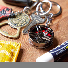 Zodaca Car Parts Keychain Set (Metal, 6 Pieces)
