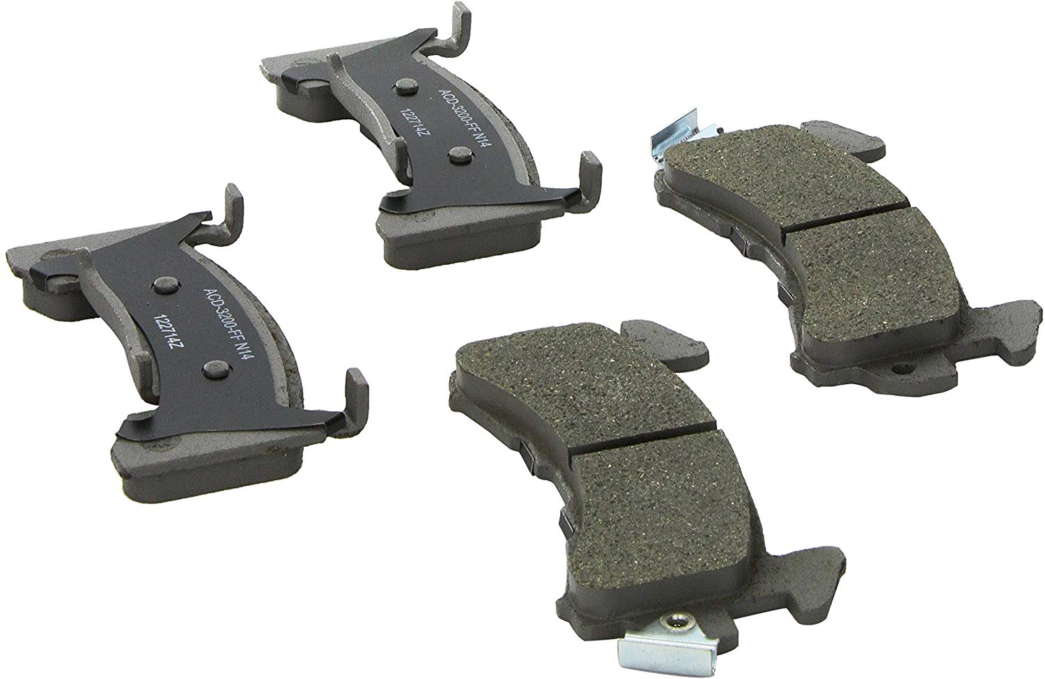 ACDelco 14D154CH Advantage Ceramic Front Disc Brake Pad Set