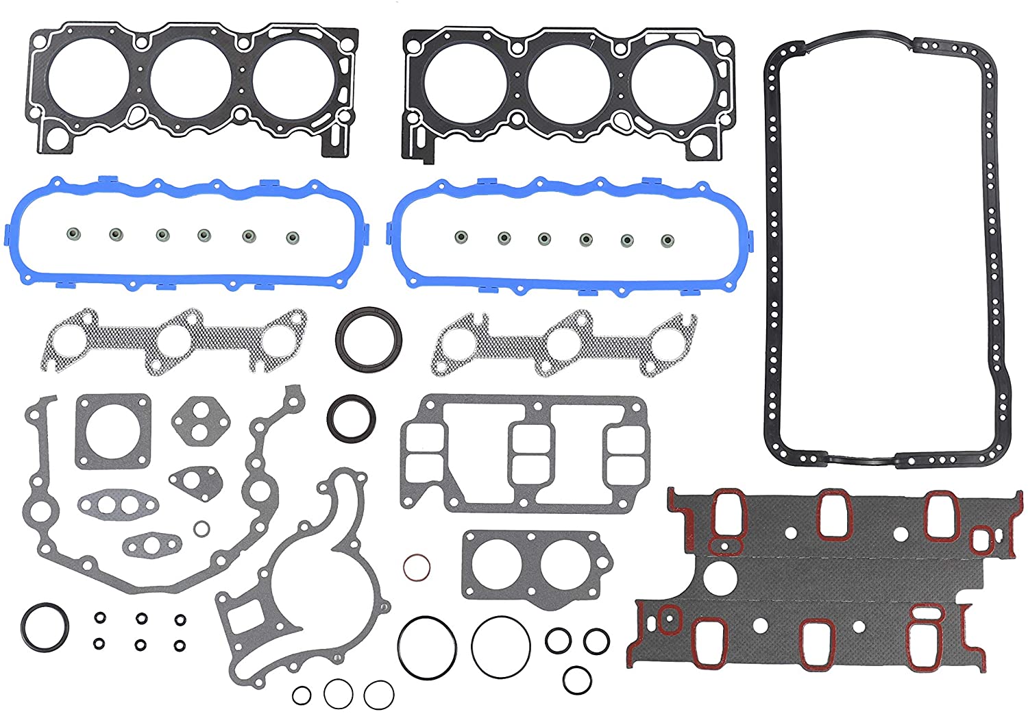 DNJ FGS4021 Full Gasket Set/For 86-92 Ford/Bronco II/Ranger/ 2.9L OHV 12V V6
