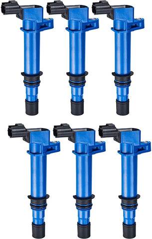 ENA High Performance Pack of 8 Ignition Coil compatible with Jeep Grand Cherokee Commander Liberty V6 V8 Dodge Ram 1500 Durango Dakota