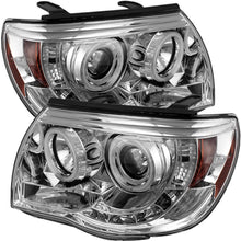 Spyder 5030283 Toyota Tacoma 05-11 Projector Headlights - CCFL Halo - LED (Replaceable LEDs) - Black - High H1 (Included) - Low H1 (Included)
