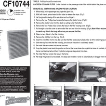 FRAM Fresh Breeze Cabin Air Filter Replacement for Car Passenger Compartment w/ Arm and Hammer Baking Soda, Easy Install, CF11182 for Select Acura and Honda Vehicles