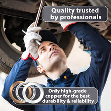 15pcs Oil Drain Plug Crush Rubber Washer Gasket Black Seal – 12mm Replacement for Buick/Cadillac/Chevrolet/GMC/Hummer/Oldsmobile/Pontiac/Saturn - OEM 12616850 Fits for GM 1975-2021 by AUTOMAJOR