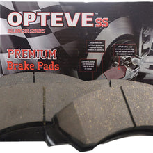 Opteve Brakes CDX465A Ceramic Brake Pads Front | Fits Honda Accord 2002-98; Civic 2011-96; Insight 2013-10