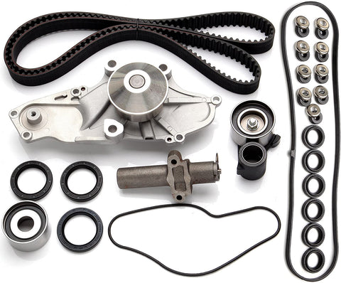 Timing Belt Valve Cover Gasket Water Pump Kit, ECCPP for Honda Acura 3.2L 3.5L SOHC 24 Valve