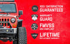 Rough Country Front Sway Bar Quick Disconnects (fits) 1997-2006 Jeep Wrangler TJ LJ | 2.5