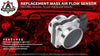 Mass Air Flow Sensor - Fits Chevy Impala, Monte Carlo, S10, Blazer, Malibu, Astro, Pontiac Grand Prix, GMC Safari, Oldsmobile Intrigue, Cutlass and more - Replaces 2133458, 10332673, 25008302, AF1004