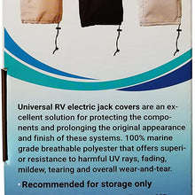 Universal RV Travel Trailer Electric Tongue Jack Cover Sun-DURA by RV Cover Supply / Extremely Durable & Water Resistant / Superior Resistance to Harmful UV Rays