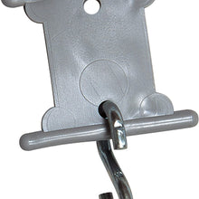 Camco Gray RV Party Light Holder - Easily Slides Into Awning Roller Bar Channel, Each Hanger Supports Up to 15 lbs - 7 Pack (42693)