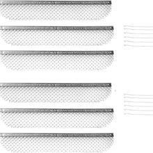 RVGUARD RV Flying Insect Screen, Stainless Steel Mesh RV Furnace Vent Cover with Installation Tool and Silicone Rubber, 2.8 x 1.3 Inch for Furnace Fitting, 8.5 x 6 x 1.3 Inch for Water Heater