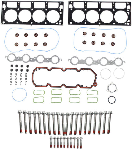 DNJ Head Gasket Set with Head Bolt Kit For 2008-2017 for Pontiac G8 6.0L 5967cc 364cid V8 OHV