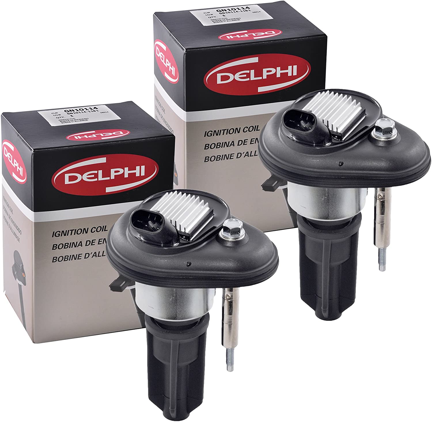 New Set of 2 Delphi GN10114 Igntion Coils