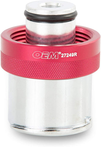 OEMTOOLS 27249R Radiator Adapter | Attaches to All Standard Coolant-Pressure Testers | Tests Coolant Pressure on Certain Sedans and Cross Overs with Eco-Boost Engines (See Details)