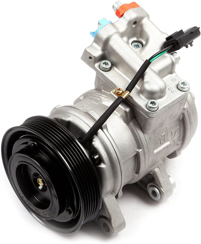 SCITOO Compatible with AC Compressor and A/C Clutch for Jeep Wrangler TJ 4.0L 1999-2006 CO 22034C