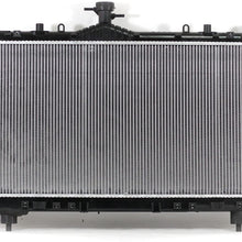 Radiator - Cooling Direct For/Fit 13345 12-15 Chevrolet Camaro SS 6.2L V8 1-Row Plastic Tank Aluminum Core WITH Transmission Oil Cooler