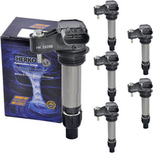 Set of 6 Herko B063 Ignition Coils For GM Pontiac Saturn Suzuki 2007-2011