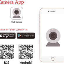 Digital Wireless Backup Camera for Truck RV Camper Vans Trailer, WiFi Rear View Cam 28 IR Lights Night Vision Waterproof Work for iOS Android Tablet, Transmission Distance Upto 100FT, 12-24V