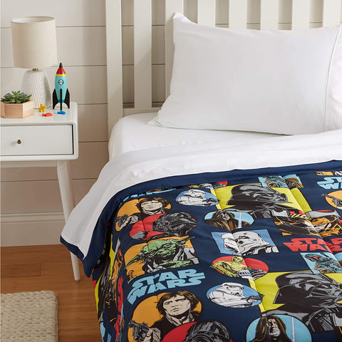 AmazonBasics by Disney Minnie Mouse Purple Love Comforter, Twin