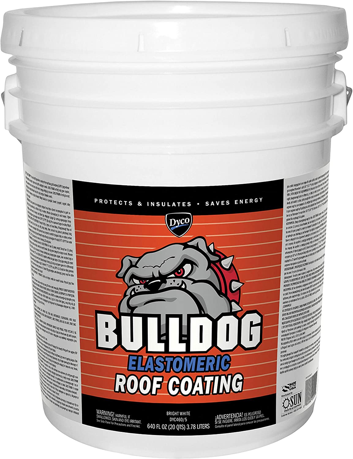 Dyco Paints 460/5 Bulldog Elastomeric White 5 Gal