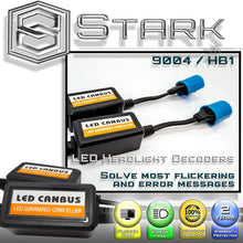 PAIR LED Conversion Kit Headlight Canbus Error Free Anti Flickering Resistor Decoder - 9006 HB4