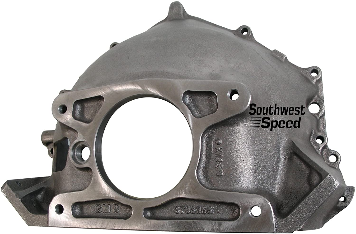 NEW SOUTHWEST SPEED CHEVY 365 BELLHOUSING FOR 55-57 CHEVY & 55-59 CORVETTE, STAMPED WITH #GM 3733365, DIRECT REPLACEMENT FOR SBC & BBC V-8 ENGINES WITH MANUAL TRANSMISSIONS, TRI-5, BEL AIR