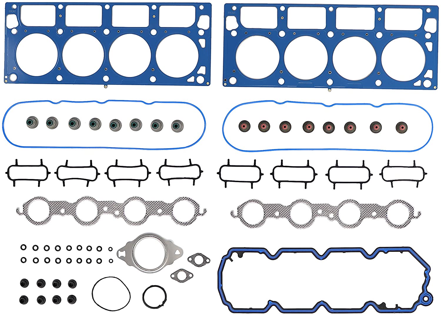 DNJ HGS3175 MLS Head Gasket Set for 2005-2009 / Buick, Chevrolet, Pontiac/Grand Prix, Impala, LaCrosse, Monte Carlo / 5.3L / OHV / V8 / 16V / 325cid / LS4