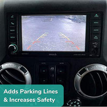 EchoMaster Backup Camera Kit Compatible with Wrangler JK for All Touchscreen Factory MI-GIG RADIOS ONLY