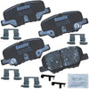 Bendix Premium Copper Free CFC1679 Ceramic Brake Pad (with Installation Hardware Rear)