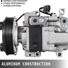 VEVOR CO 11308C Universal Air Conditioner AC Compressor GP9A61450D 0610345 For 2006-2009 Mazda 3 & Mazda 6 Mazda speed 4Cyl 2.3L 97470 98470