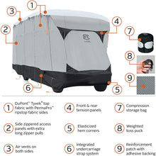 Classic Accessories Over Drive SkyShield Deluxe RV Class C Cover, Fits 29' - 32' RVs - Water Repellent RV Cover (80-379-101801-EX)