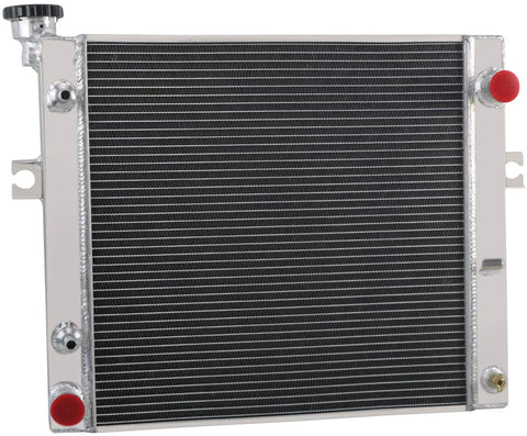 ALLOYWORKS 3 Row Aluminum Radiator Fits For Hyster/Yale Forklift S40XMS S25-35XM S25-40XM OEM 580021191, 8508901, 2043720