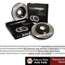 31312E Rear Premium Black E-Coat Rotor Pair of 2