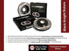 31389E Front Premium Black E-Coat Rotor Pair of 2
